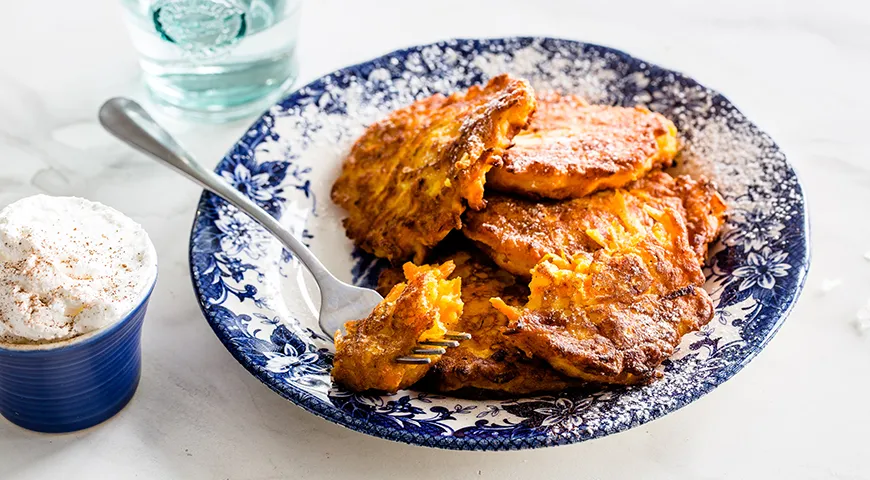 Оладьи из моркови