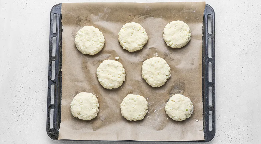 Творожные булочки с яблоками