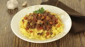 Рецепты с мясом, базиликом и макаронами