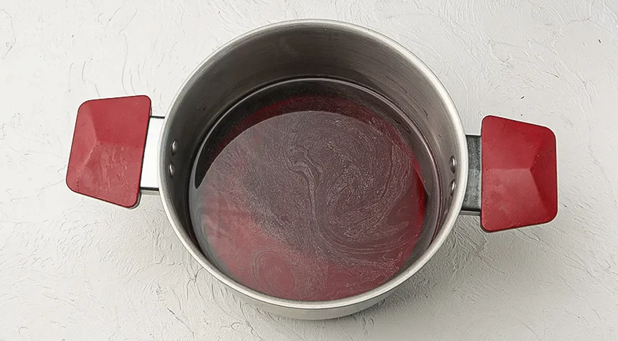 Ягодный кисель с мороженым