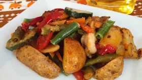 Рецепты с курятиной, соусами и цукини