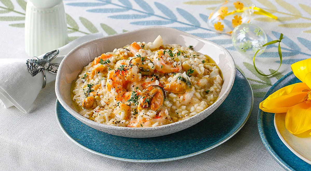 Ризотто с морепродуктами