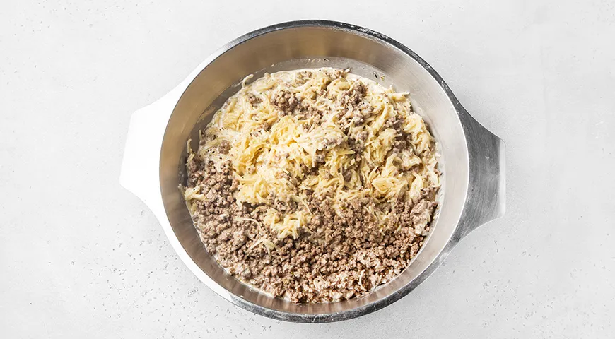 Лапшевник с фаршем