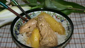 Куриное филе с манго и лаймом