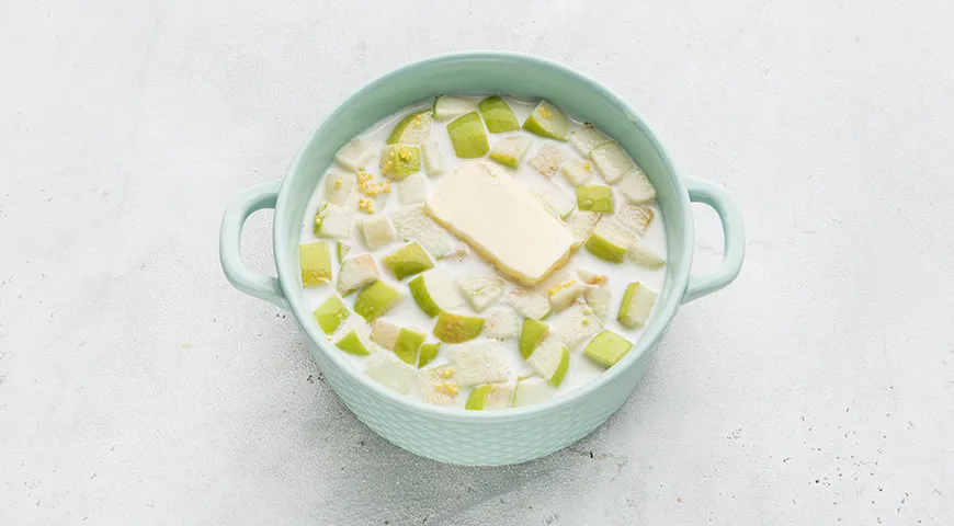 Пшенная каша в горшочках