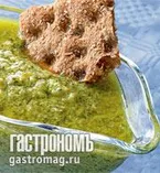 Сальса из молодого горошка, укропа и лимона