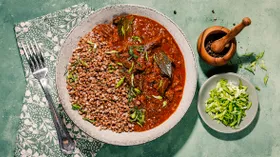 Свиная печень с подливкой