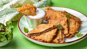 Вафли с фаршем, ленивые беляши