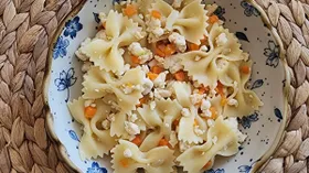 Макароны-бабочки по-флотски