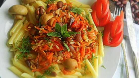 Рецепты с овощами, соусами и фасолью