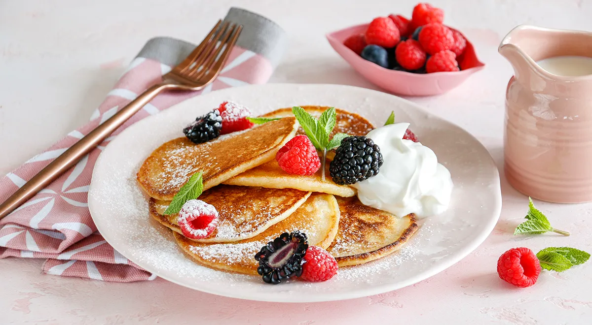 Рецепт оладьев с манкой на кефире