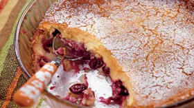 Рецепты с мукой, вишней и сливками