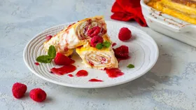 Блины с орехами