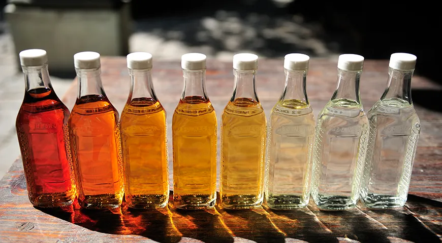 В процессе выдержки текила приобретает оттенок — от золотистого до янтарного