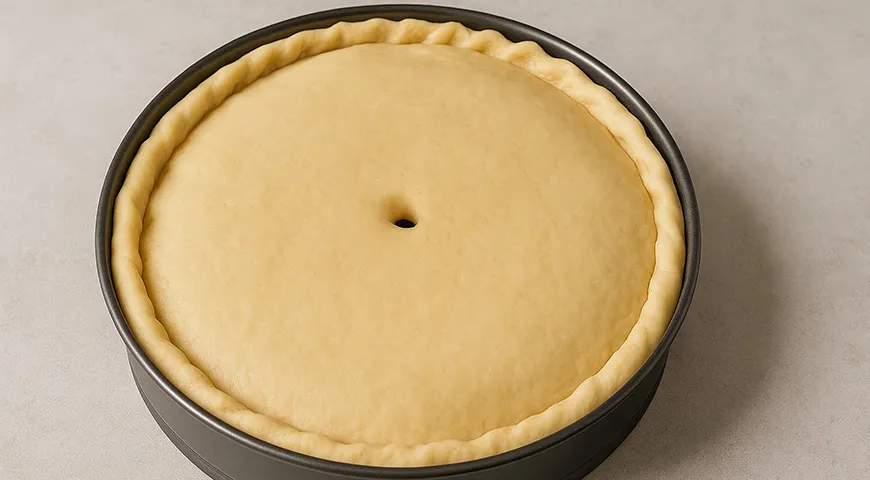 Вишневый пирог на дрожжевом тесте