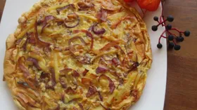 Рецепты с мукой пшеничной, яйцом куриным и ветчиной