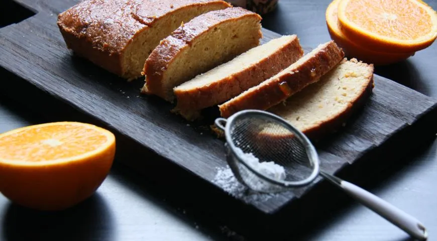 Готовим апельсиновый фунтовый кекс/Orange pound cake