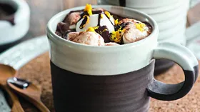 Рецепты с фруктами, сливками и молоком