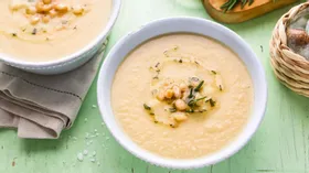 Суп-пюре из фасоли и цветной капусты