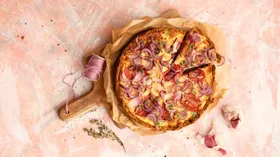 Рецепты на Новый год с томатами и мягкими сырами
