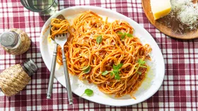 Вегетарианские рецепты спагетти