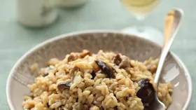 Рецепты с алкоголем, рисом и шампиньонами