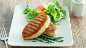 Зразы из индейки с грибами