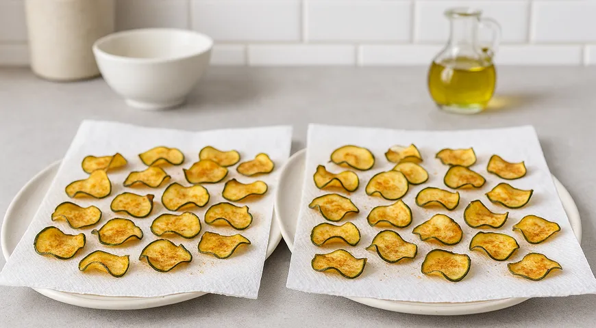 Чипсы из кабачков