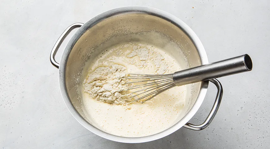 Кекс на сковороде