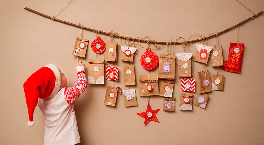 Адвент-календарь принято дарить 1 декабря