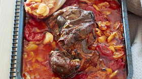 Рецепты с томатами, фасолью белой и бобами