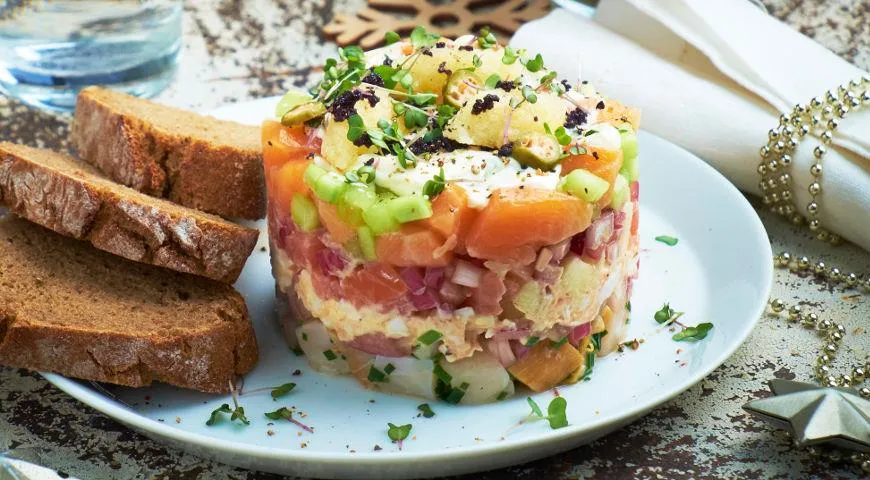 Рецепты салатов на новый год простые и вкусные | Меню недели