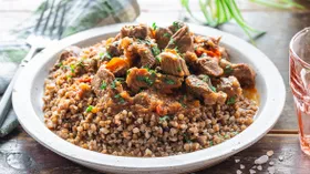 Гуляш с молочной продукцией