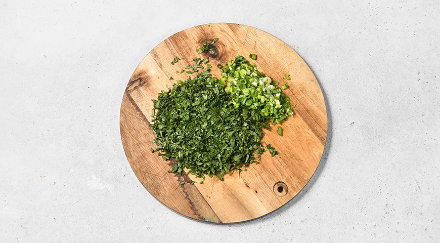 Кутабы с творогом и зеленью