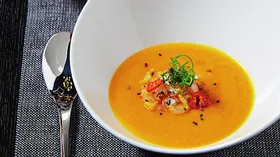 Тыквенно-имбирный суп от Павла Заварзина