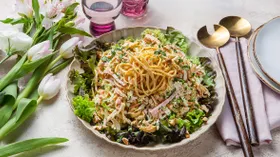 Салат «Анастасия» с корейской морковкой