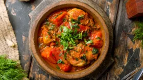 Чахохбили из курицы с помидорами