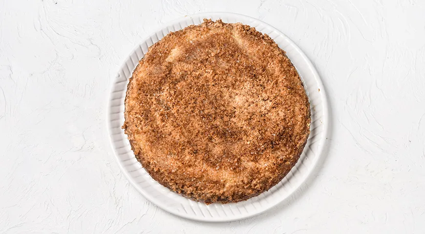 Кокосовый пирог на кефире со сливками