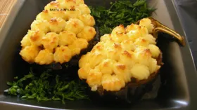 Рецепты с баклажаном, макаронами и соусом томатным