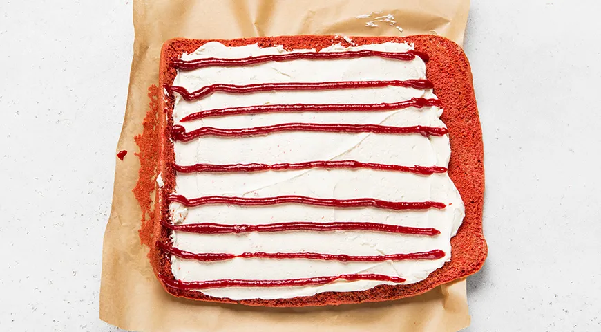 Рулет «Красный бархат»