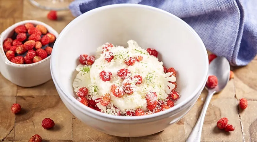 Рецепт цветной капусты с лесной земляникой