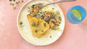 Рецепты со шпинатом, маслом оливковым и морепродуктами