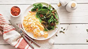Рецепты с овощами, яйцом куриным и песто