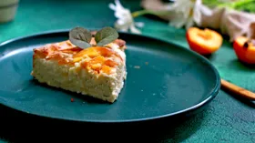 Легкий чизкейк с абрикосами