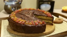 Яффский торт (с марципаном и горькими апельсинами)