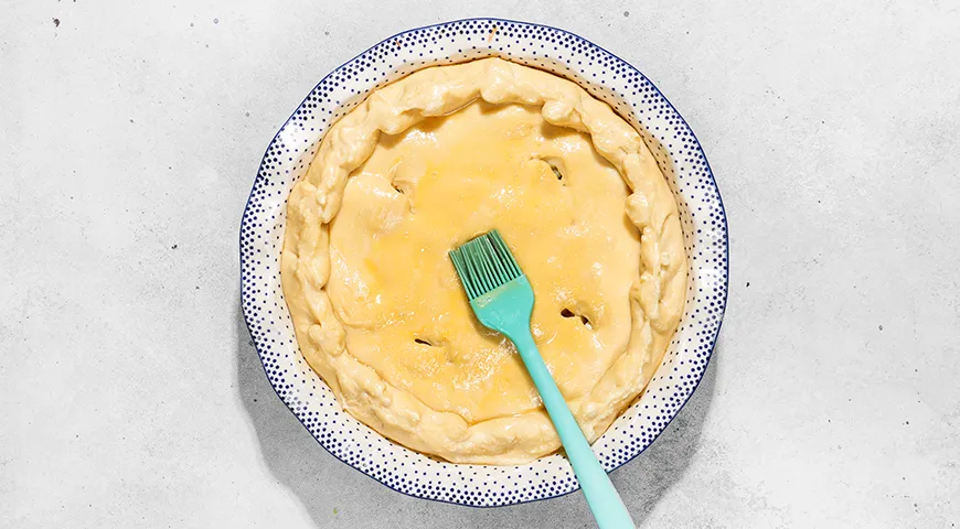 Пирог с курицей и картошкой в духовке