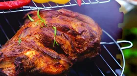 Баранья лопатка на гриле