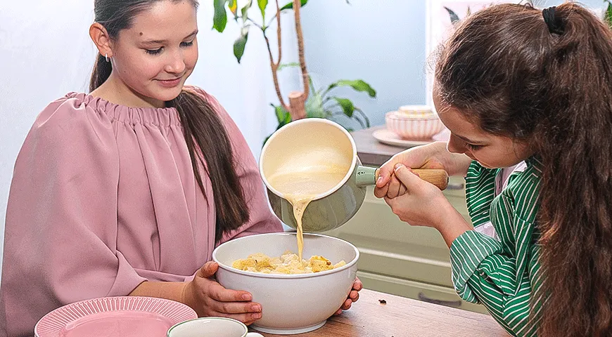 Пудинг из кулича