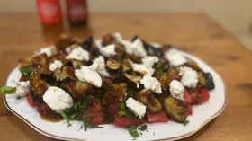 Салат с баклажанами