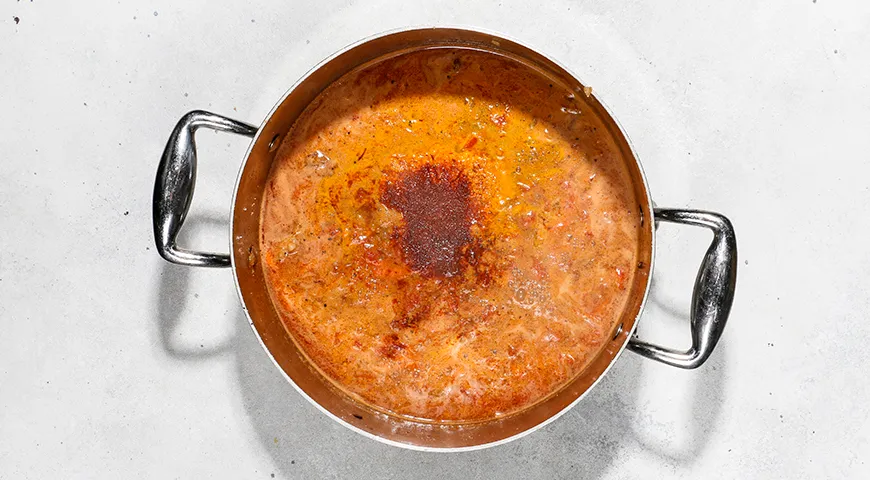 Суп с красной чечевицей и говядиной